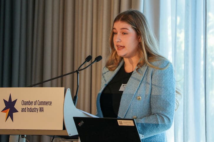 Louisa Gardner, Graduate Lawyer at CCIWA’s employment law arm, Business Law WA